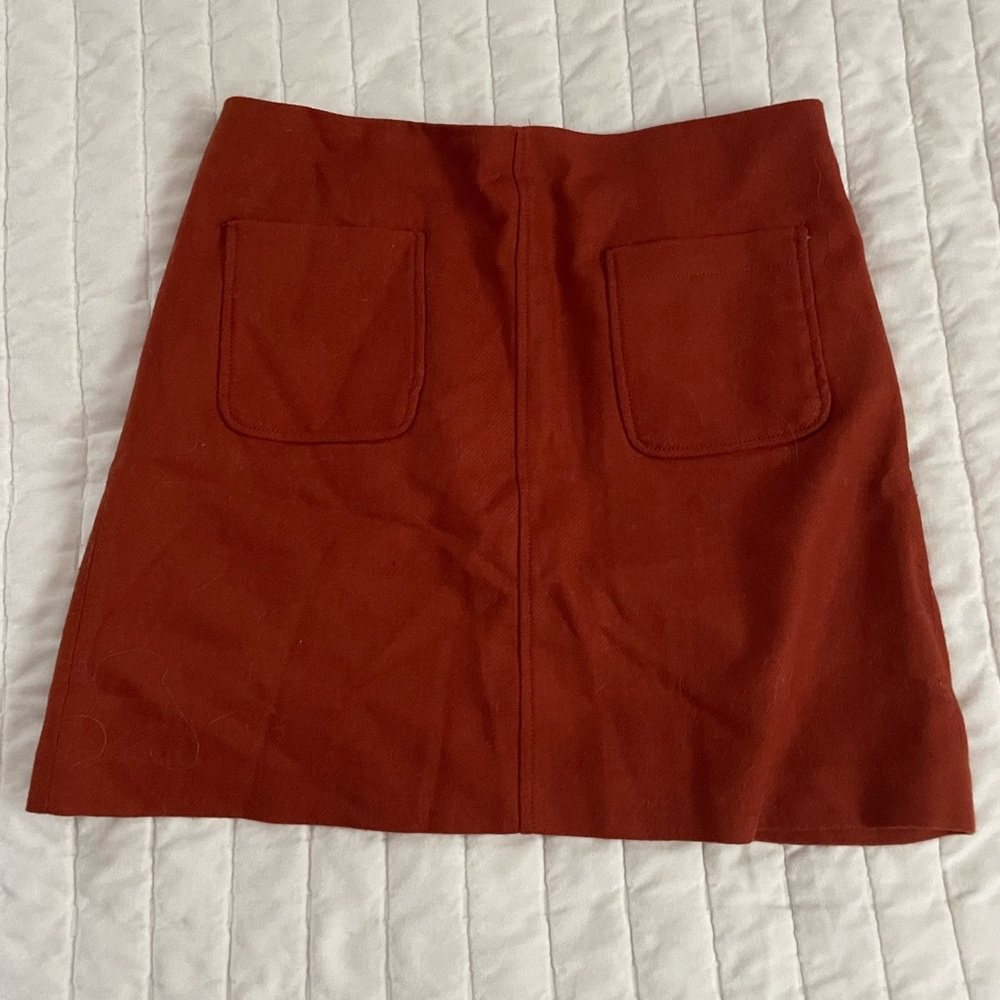 Madewell Rust Mini Skirt